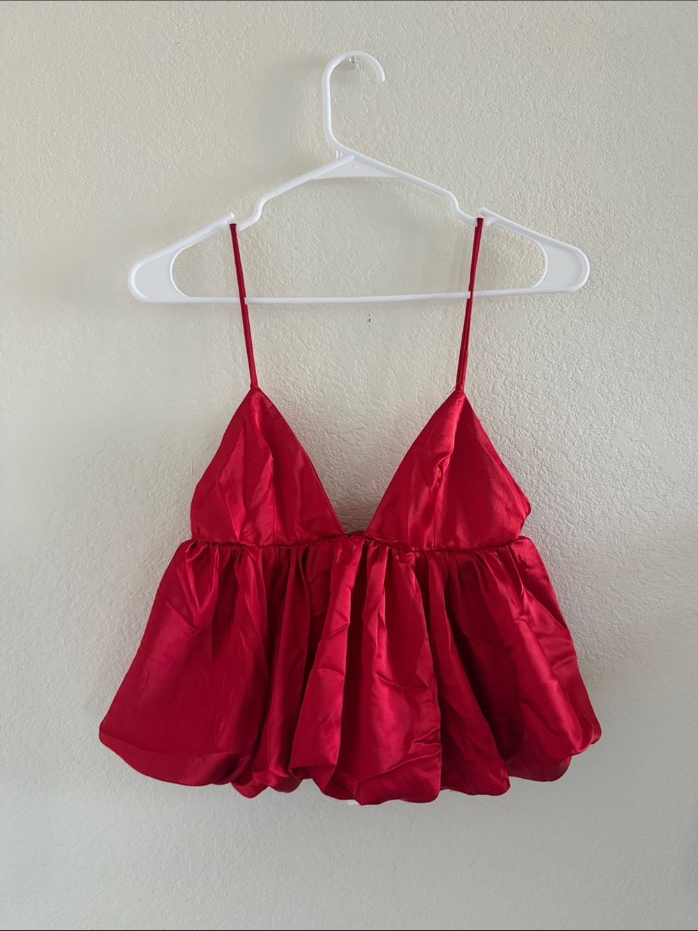 Zara Satin Babydoll Camisole
